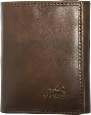 Mancini Boulder Men's RFID Secure Trifold Wallet