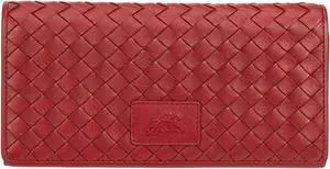 Mancini Basket Weave RFID Secure Trifold Wallet
