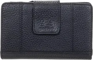 Mancini Pebbled Ladies RFID Medium Clutch Wallet