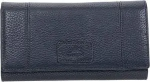 Mancini Pebbled Ladies RFID Trifold Wallet