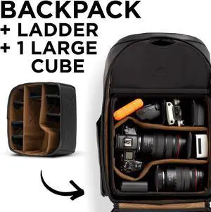 Nomatic McKinnon Camera Backpack - 25L Pack + 1 Large Cube