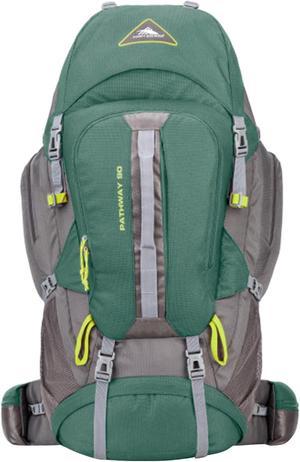 High Sierra Pathway Frame Packs 90L Backpack Pine/Slate/Chartreuse