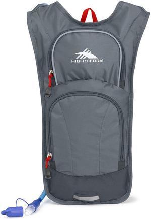 High Sierra HydraHike 4L Hydration Backpack Grey Blue