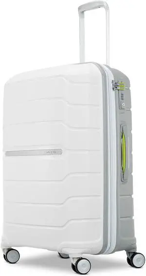 Samsonite Freeform 24" Medium Hardside Spinner Luggage White/Grey