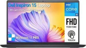 Dell Inspiron 15 3530 Touchscreen Laptop 15.6" FHD IPS Intel Core i5-1335U 32GB RAM 1TB SSD Windows 11 Pro Business Laptop Dell Inspiron 15 3530 Touchscreen Laptop 15.6" FHD IPS Intel Core i5-1335U 32GB RAM 1TB SSD Windows 11 Pro Business Laptop
