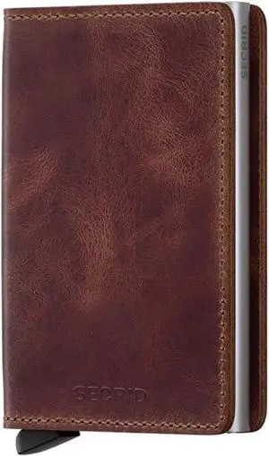 Secrid Vintage Slim Wallet 10.2 cm RFID Brown Secrid Vintage Slim Wallet 10.2 cm RFID Brown
