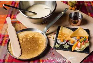 de Buyer MINERAL B 12 in. Carbon Steel Crepe & Tortilla Pan, Gray de Buyer MINERAL B 12 in. Carbon Steel Crepe & Tortilla Pan, Gray