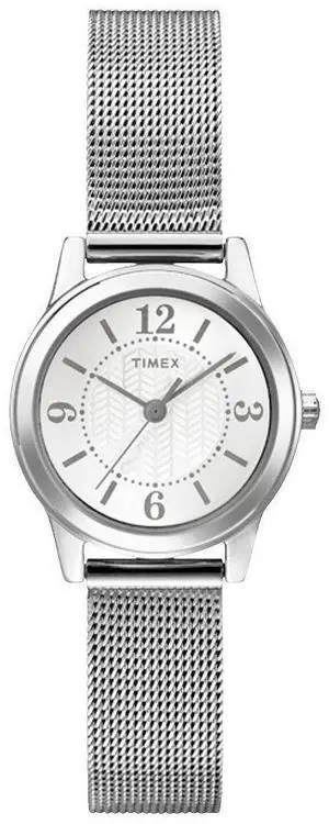 Women's Timex Watch with Mesh Bracelet - Silver T2P457JT