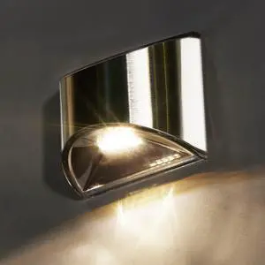 Classy Caps Stainless Steel Deck & Wall Light - 2 Pack