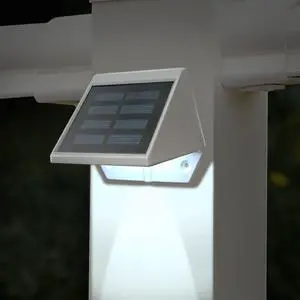Classy Caps White Aluminum Deck & Wall Light - 2 Pack