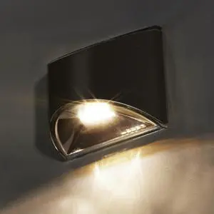 Classy Caps Black Deck & Wall Light