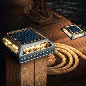 Classy Caps Muskoka Black Aluminum Solar Post/Path/Dock Light