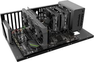 ATX Open Chassis Case Rack, DIY Gaming Computer Case Chassis, Stand Chassis PC Case Mining Rig Frame Motherboard Bracket Support ITX/ATX