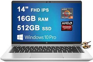 HP ProBook 445 G8 Wolf Pro Security Edition 14 Laptop 14 FHD IPS Narrow Bezel Display AMD HexaCore Ryzen 5 5600U Beats i71160G7 16GB RAM 512GB SSD Backlit USBC Win10Pro Silver  HDMI Cable