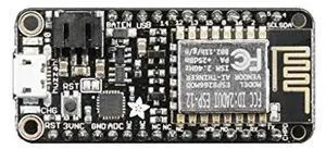 Assembled Adafruit Feather Huzzah with ESP8266 WiFi with Headers