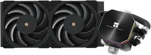 Thermalright Frozen Edge 240 Black CPU Water Cooler with PWM Fans, Pump Speed is 3300RPM,S-FDB Bearing, for AMD AM4/AM5,Intel LGA1150/1155/1200/1700/2011(FE240 Black)