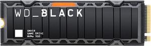 WD_BLACK 500GB SN850 NVMe Internal Gaming SSD Solid State Drive with Heatsink - Works with PlayStation 5, Gen4 PCIe, M.2 2280, Up to 7,000 MB/s - WDS500G1XHE