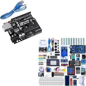 ELEGOO UNO R3 Board ATmega328P & ELEGOO Mega R3 Project The Most Complete Ultimate Starter Kit