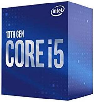 Intel Core i5-10400 Desktop Processor 6 Cores up to 4.3 GHz  LGA1200 (Intel 400 Series Chipset) 65W, Model Number: BX8070110400