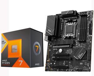 INLAND Micro Center AMD Ryzen 7 7800X3D 8-Core16-Thread Desktop Processor with MSI PRO B650-P WiFi ProSeries Motherboard (AMD AM5, ATX, DDR5, PCIe 4.0)