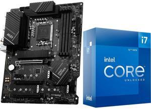 INLAND Micro Center CPU Motherboard Intel Core i7-12700K 12 Cores up to 5.0 GHz Unlocked LGA 1700 Desktop Processor with Integrated Graphics Plus MSI PRO Z790-P WiFi DDR4 Motherboard