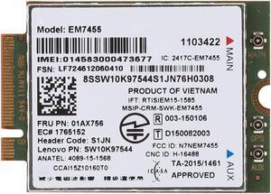 4G LTE WWAN Module, Network Card for T460 T460p T460s UMTS/HSDPA/HSPA+ Network Card 300Mbps NGFF/M2