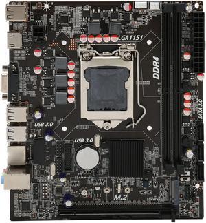 H110 Motherboard MATX - Supports LGA 1151 6th/7th/8th/9th Gen Processors, with Dual Channel DDR4, PCIe 3.0 X16, M.2 Slot, VGA, USB 3.0, USB 2.0,3.0