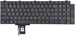 Replacement Keyboard for Dell Precision 7750 7550 7760 7560 Series Laptop with Backlit US Layout P/N: 0713DM 713DM PK132V72B00
