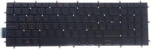 Laptop Keyboard,Latin Spanish,Red Backlit Keyboard Replacement Compatible with Dell G3 15 3500,G3 15 3579,G3 15 3590,G3 17 3779, G5 15 5500,G5 15 5587,G5 15 5590,G7 7590,G7 7588,G7 7790