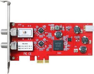 TBS 6902 DVB-S/S2 Dual Tuner Digital PCIe Satellite TV Card for Live TV IPTV Server