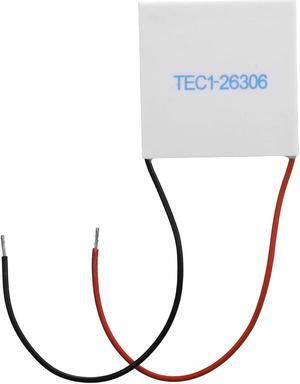 Thermoelectric Cooler Module, TEC126306 50 x 50mm Thermoelectric Cooler 24V 6A Temperature Difference Semiconductor Refrigeration Tablets Cooling Peltier Plate Module