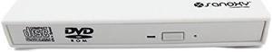 SANOXY Slim USB 2.0 External Portable USB COMBO DRIVE-USB2-CDDVD COMBO (WHITE)