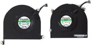 Willhom Laptop CPU Cooling Cooler Fan Left Right Replacement for MacBook Pro 17" A1297 2009 2010 2011 MB604 MC226 MC024 MC725 MD311