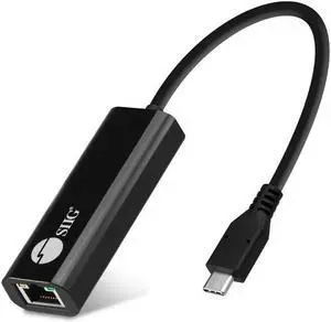 SIIG USB-C to 2.5 Gigabit Ethernet Adapter - USB-C to RJ45 Converter Cable for Laptop and PC Supports Windows & Mac OS (JU-NE0A11-S1)
