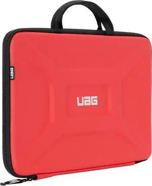 URBAN ARMOR GEAR UAG Large Sleeve with Carrying Handle for 15-inch Computers [Magma] Rugged Tactile Grip Weatherproof Protective Slim Secure Laptop/Tablet Sleeve