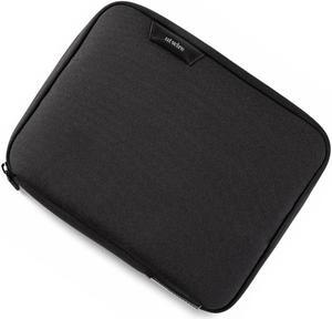 Folio Tablet Pouch Family, Work Travel Cable Organizer and Tech Case for Electronic Essentials and Accessories, 11-Inch iPad Pro, with Label Identification (Black)