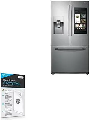 BoxWave Screen Protector Compatible with Samsung Family Hub Refrigerator Without Speaker - ClearTouch Crystal (2-Pack), HD Film Skin - Shields from Scratches