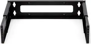 Ares Vision 6U Patch Panel Bracket Wall Mount Rack for 19" Networking Equipment, Expandable Depth 9.5" to 15.5", Rack Mount, 60lbs Capacity, Perfect for Servers, Sound & Security Equipment! (2U)