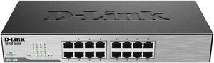 D-Link 16-Port 10/100 Unmanaged Desktop or Rackmount Switch (DSS-16+)