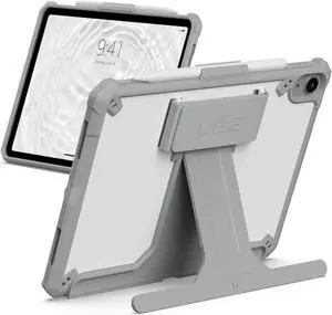 UAG Designed for iPad 10.9" 10th Gen 2022 Case Scout Healthcare White/Gray with Hand Strap, Kickstand Pencil Holder Rugged Lightweight Slim Impact Resistant Protective Folio Cover by URBAN ARMOR GEAR