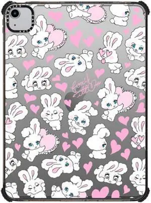 CASETiFY Impact Case for iPad Air 10.9" (4th/5th Gen) - Sweetheart Mix by Foxy Illustrations - Clear Black