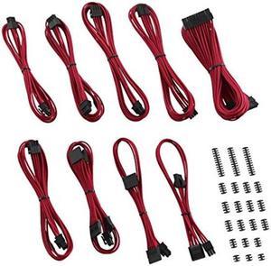 CableMod RT-Series Classic ModFlex Sleeved Cable Kit for ASUS/Seasonic/Phanteks Revolt (Red)