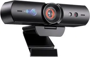 NexiGo HelloCam, 1080P Webcam with Windows Hello, True Privacy, Automatic Electronic Shutter, Computer Camera, Microphone, Facial Enhancement, HD USB Web Cam