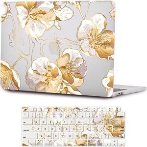 SaharaCase - Apple MacBook Air 13" M1 Chip Laptops Hybrid-Flex Arts Case with Silicon KeyPad Cover - Sleek Hard Shell, Snap-On, Anti-Slip Grip (Clear)