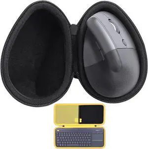 Hard Case for Logitech Lift Vertical Mouse + K400 Plus Touch Keyboard