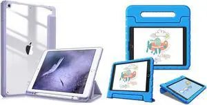 Fintie Hybrid Slim Case for iPad 9th / 8th / 7th Generation 10.2 Inch + Shockproof Lightweight Kids Case