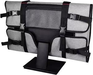 ANKROYU Travel Carrying Bag Compatible for 24in LCD Display Screen, Desktop Computer Monitor Carrying Case, Protective Storage Case Monitor Dust Cover with Padded Velvet Lining