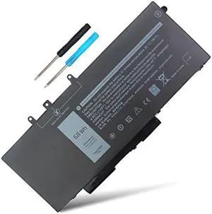 TECHEER GJKNX 5480 5580 GD1JP Battery Compatible with Dell Latitude 5480 5580 5280 5590 5490 E5480 E5580 E5490 E5590 E5591 Precision 15 3520 3530 Series 0GD1JP DY9NT 0DY9NT 5YHR4 451-BBZG 7.6V 68Wh
