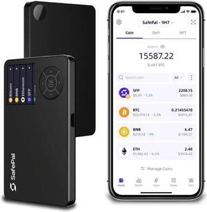 SafePal S1, Cryptocurrency Hardware Wallet, Cold Storage for Bitcoin, Ethereum and More Tokens, Securely Stores Private Keys, Seeds & Crypto Assets
