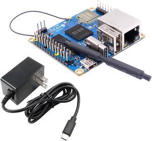 Orange Pi Zero 3 2G Set Allwinner H618 LPDDR4 Quad Core 64 Bit Single Board Computer, Support 4K Display WiFi Bluetooth (Zero 3 2G+5V3A TC Supply)